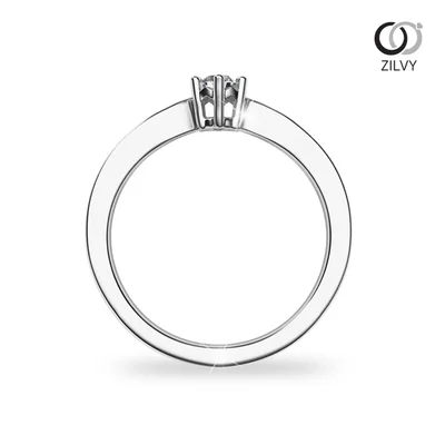 แหวนเพชรผู้หญิง รุ่น GR986 - มุมหน้า