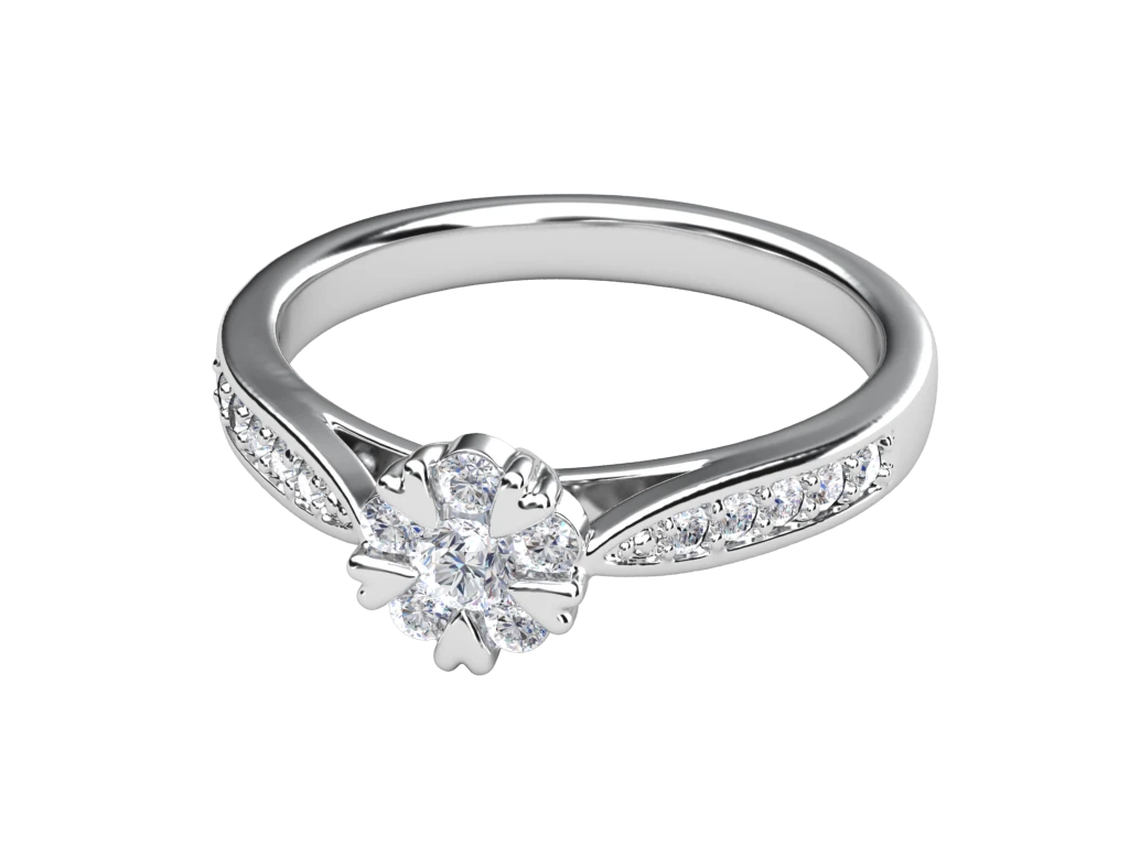 แหวนเพชร Leonora Cluster