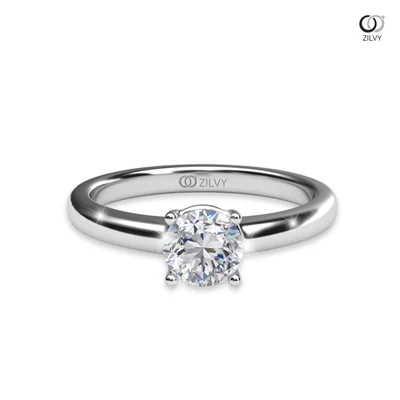 แหวนเพชรผู้หญิง รุ่น GR990 - มุมบน