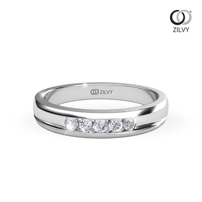 แหวนเพชรผู้หญิง รุ่น GR992 - มุมบน